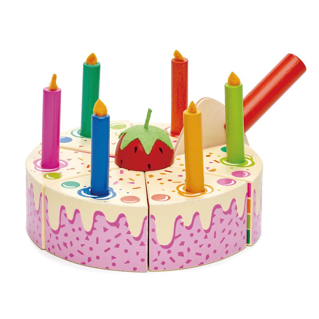 Verjaardagscake Regenboog, Tender Leaf