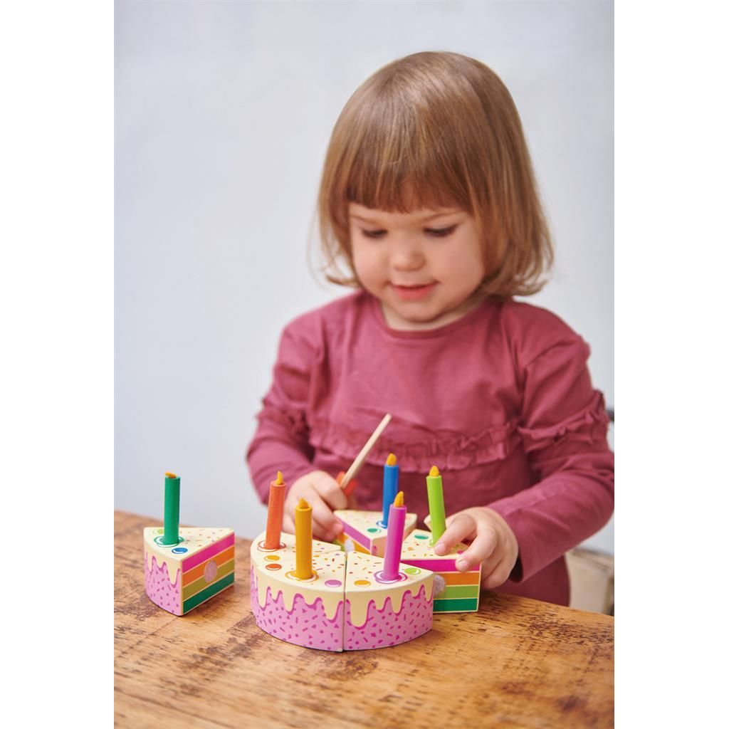 Verjaardagscake Regenboog, Tender Leaf