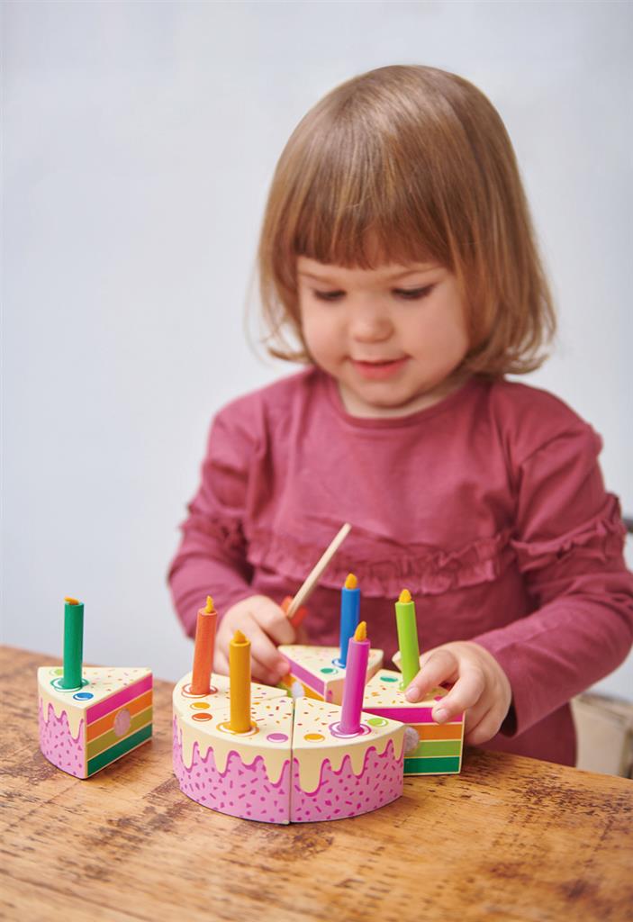 Verjaardagscake Regenboog, Tender Leaf