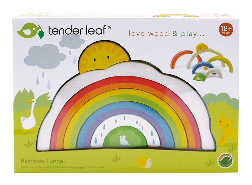 Puzzel Regenboogtunnel, Tender Leaf