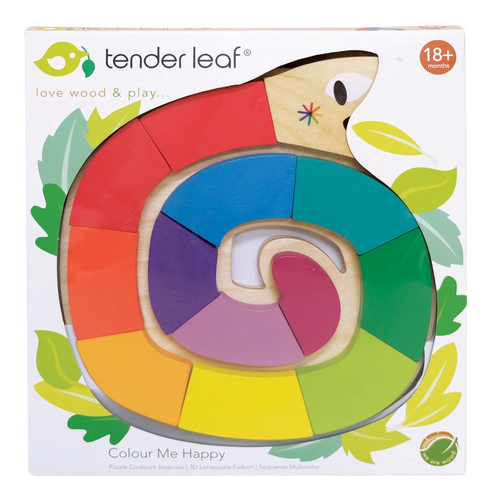 Puzzel Kleur Me Gelukkig, Tender Leaf