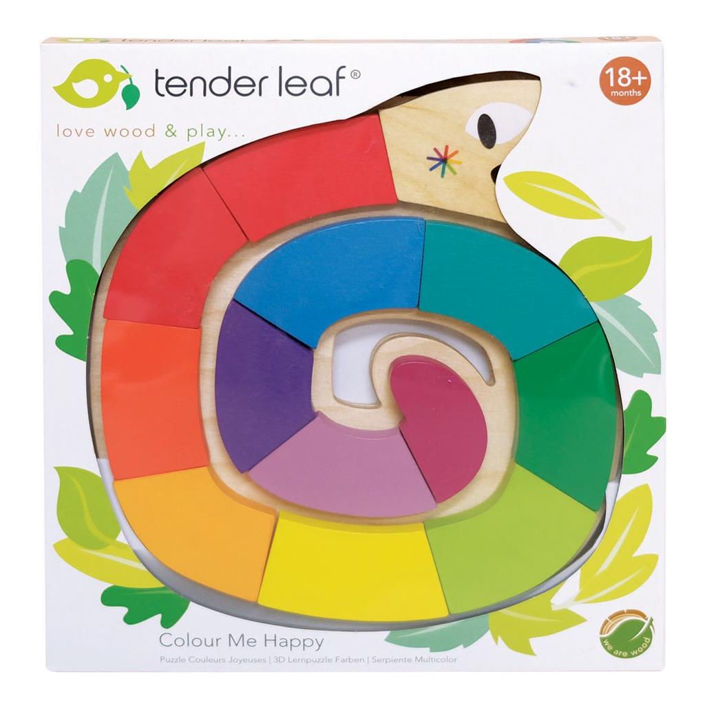 Puzzel Kleur Me Gelukkig, Tender Leaf