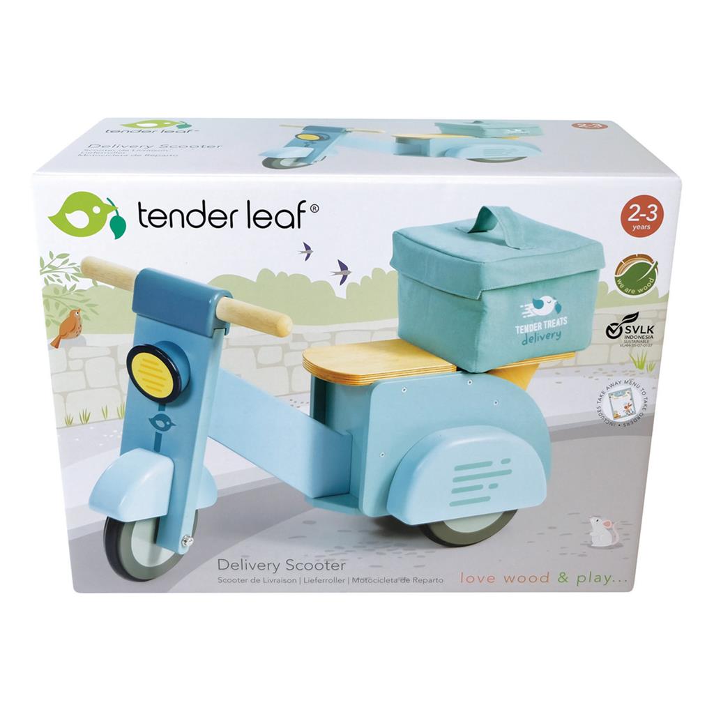 Ride-On Delivery Scooter, Tender Leaf