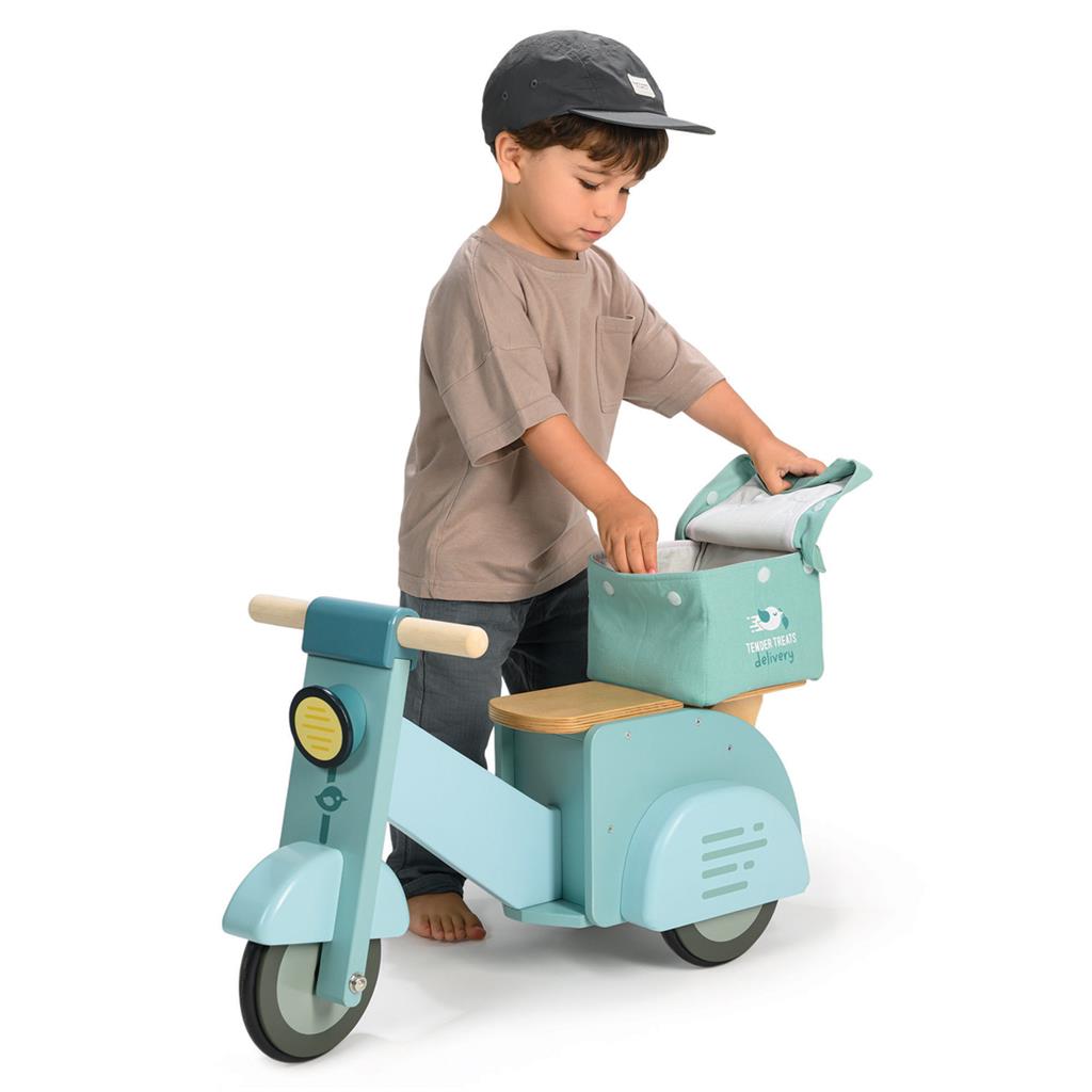 Ride-On Delivery Scooter, Tender Leaf