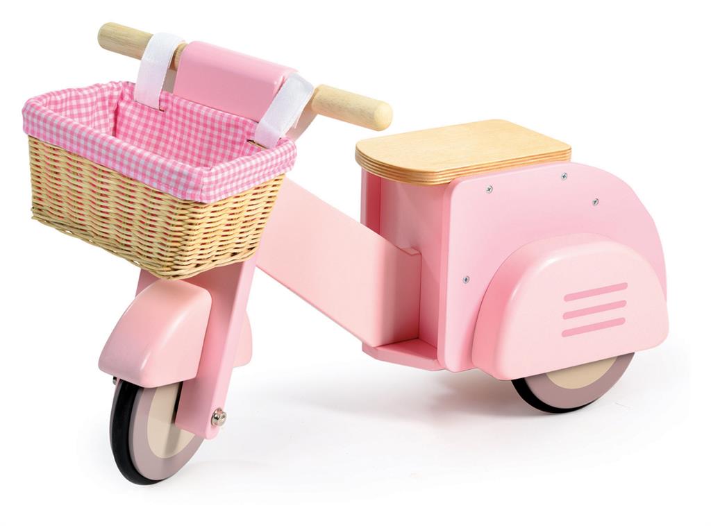 Ride-On Scooter Met Mandje, Tender Leaf