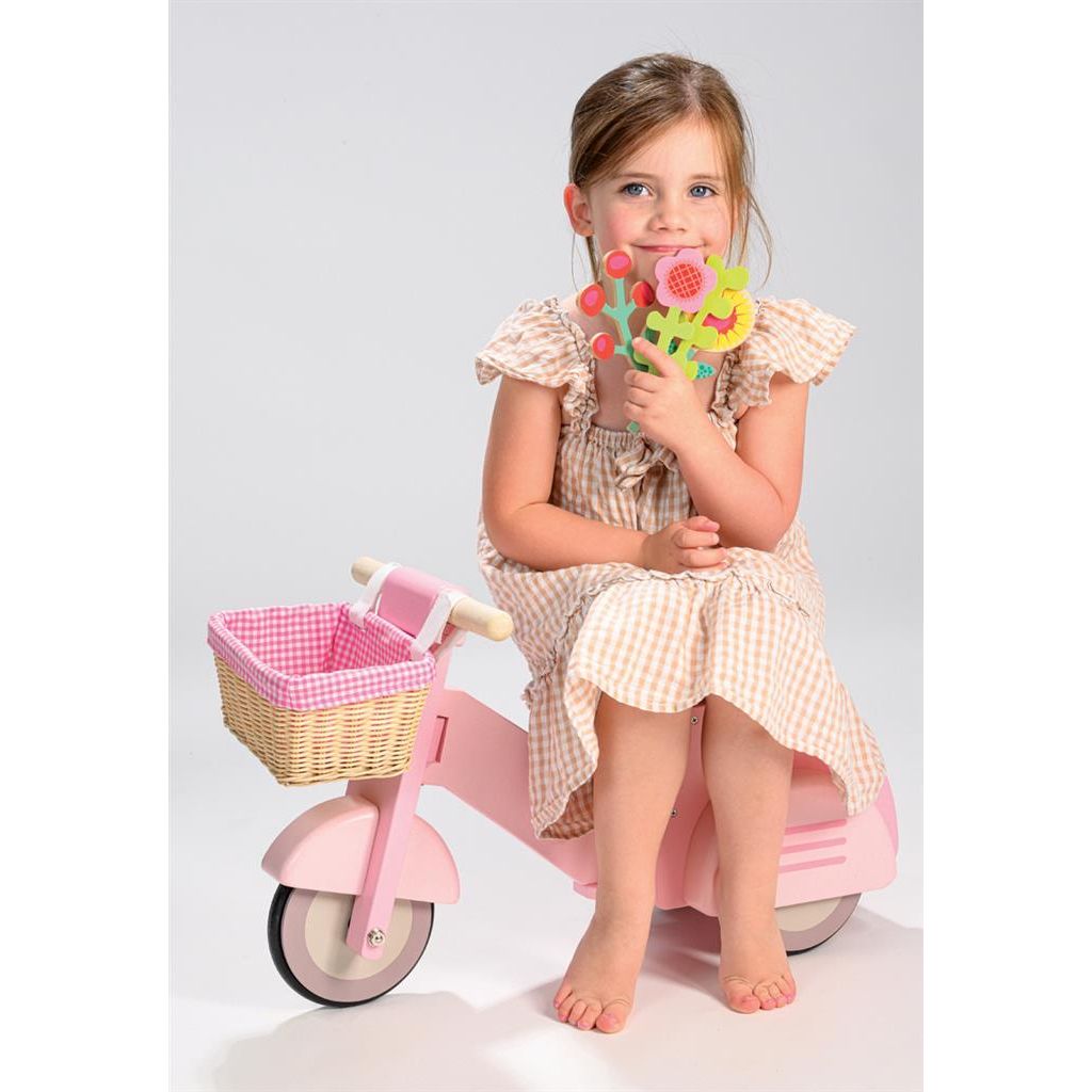 Ride-On Scooter Met Mandje, Tender Leaf