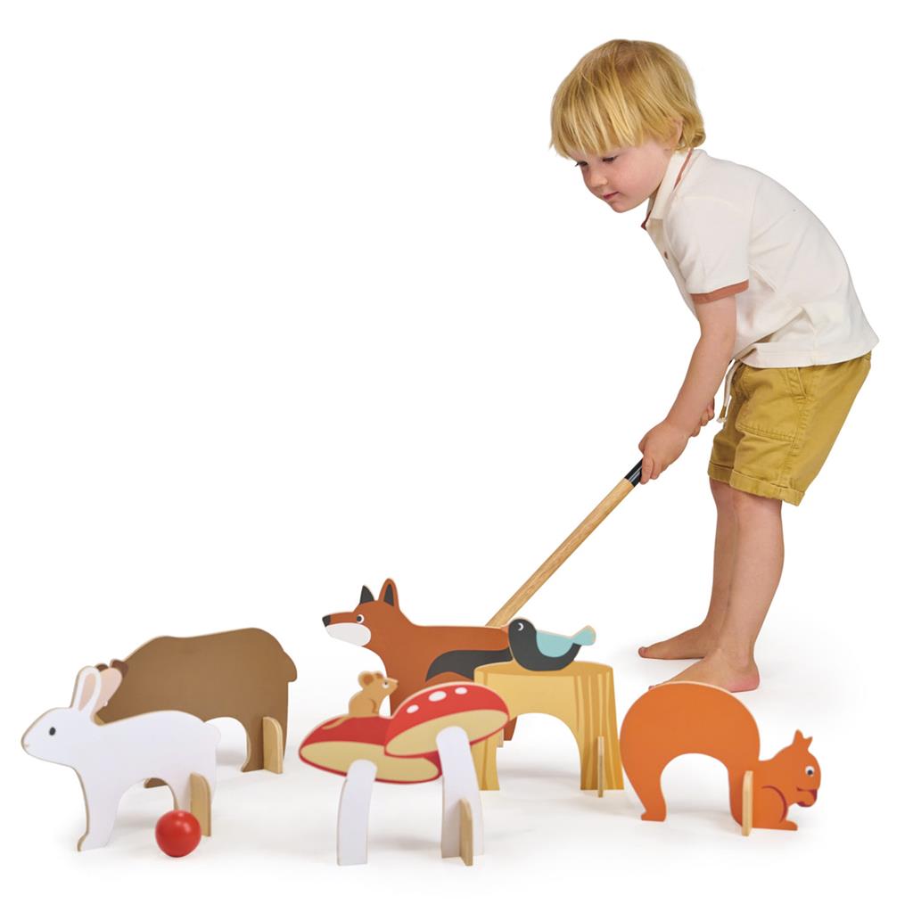 Croquet Set Woud, Tender Leaf