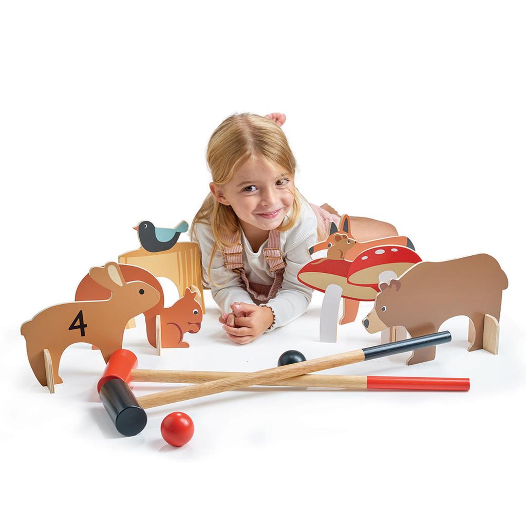 Croquet Set Woud, Tender Leaf