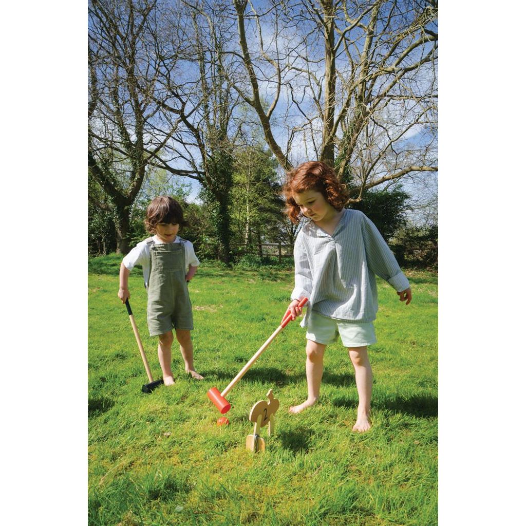 Croquet Set Woud, Tender Leaf