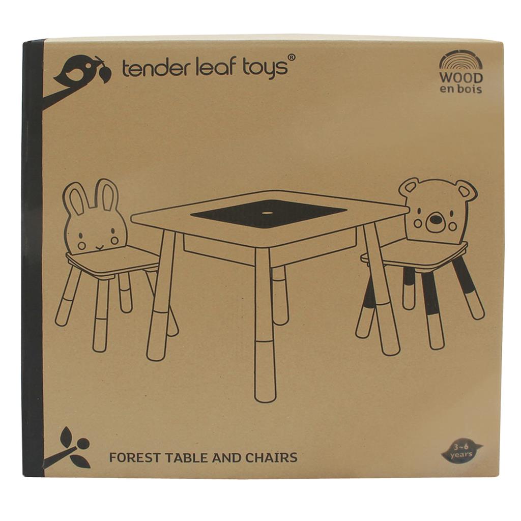 Set Tafel En Stoelen Woud, Tender Leaf