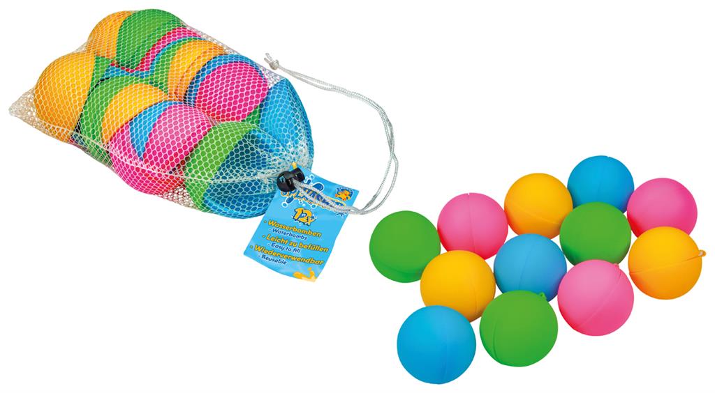 Water Splashers - 12 Waterbommen, Pustefix