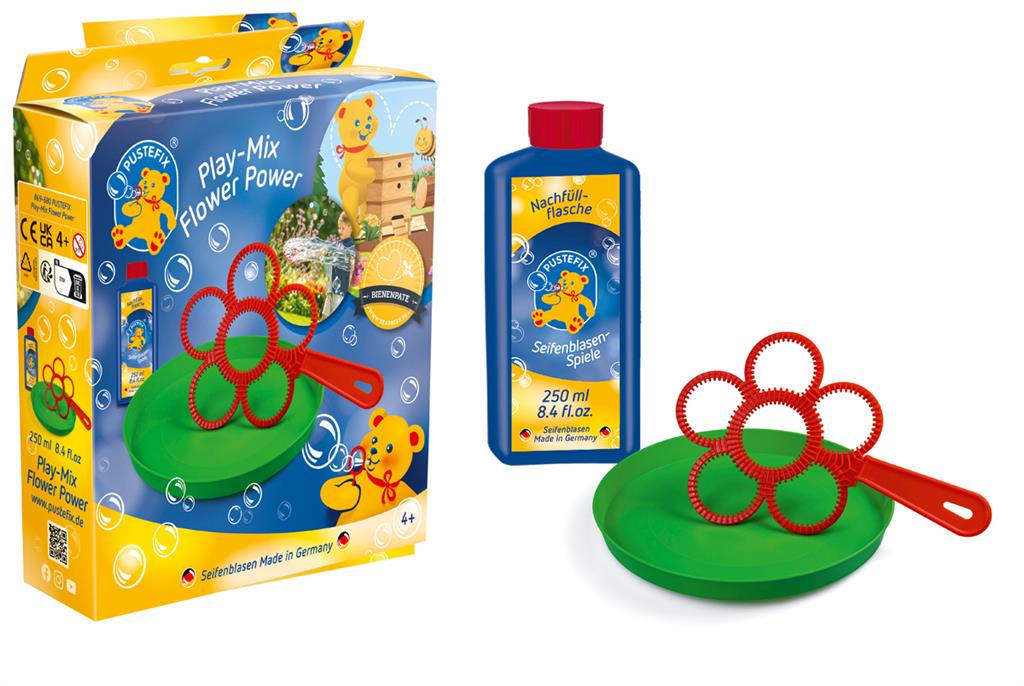 Bellenblaas Flower Power, Pustefix