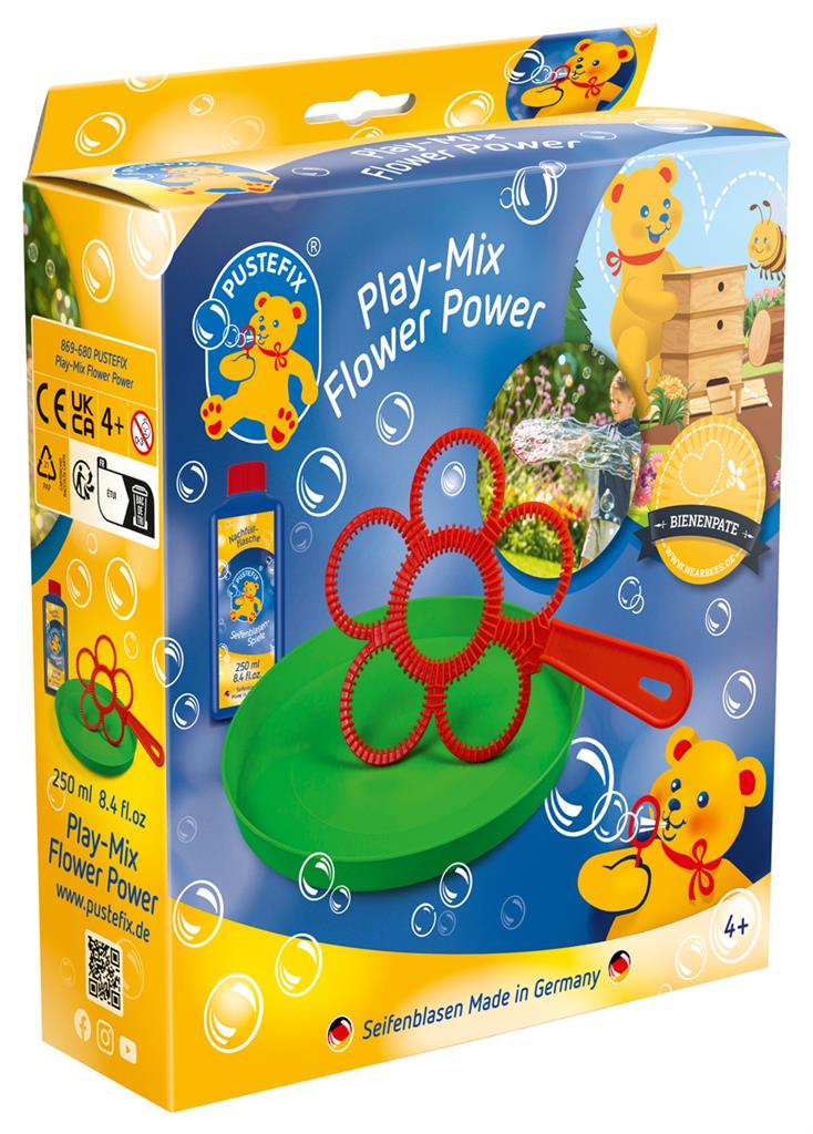Bellenblaas Flower Power, Pustefix