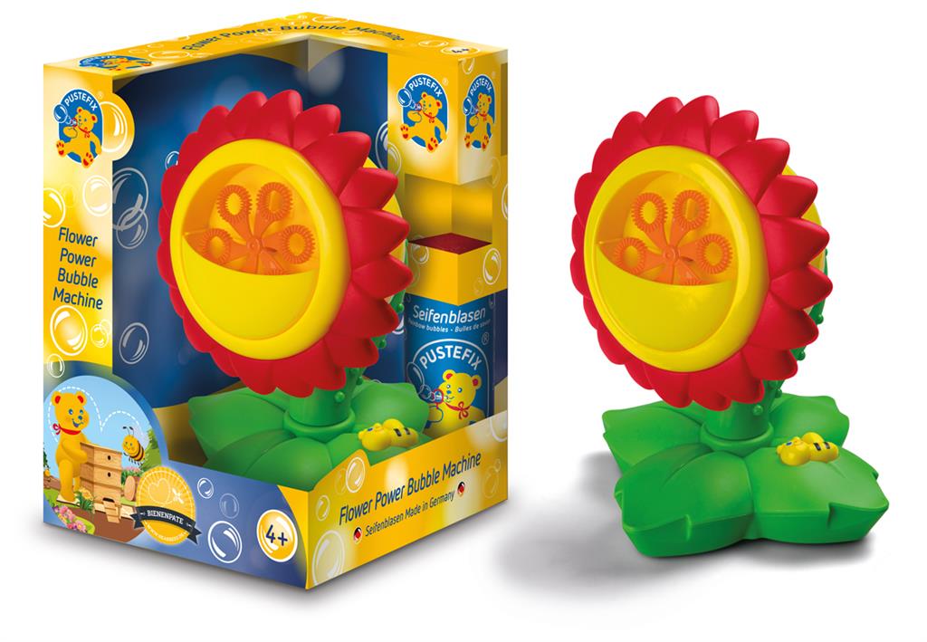 Bellenblaasmachine Zonnebloem, Pustefix