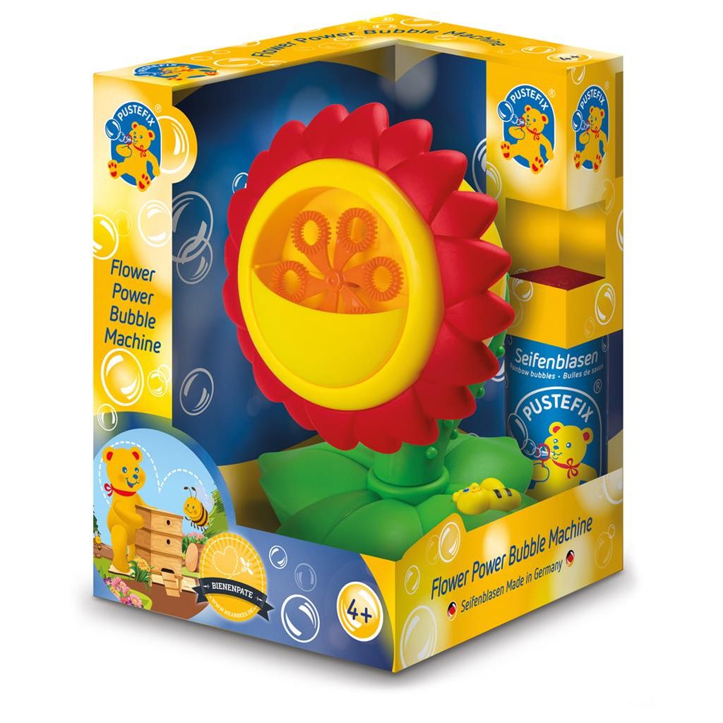 Bellenblaasmachine Zonnebloem, Pustefix