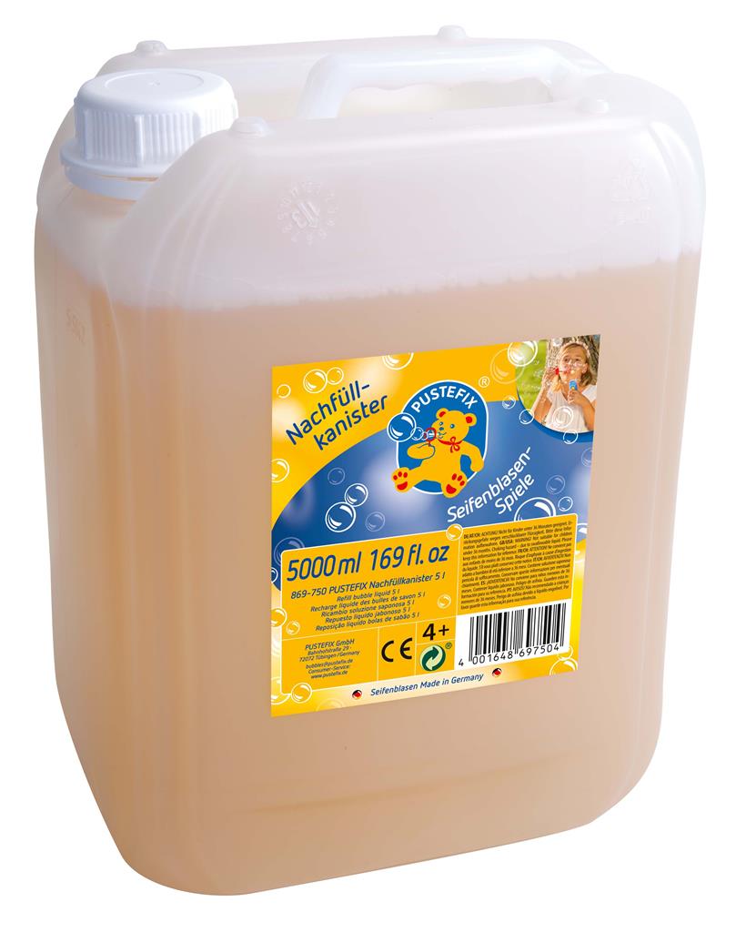 Zeepbellenvloeistof 5000ml, Pustefix