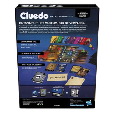 Cluedo - Escape De Museumroof, Hasbro