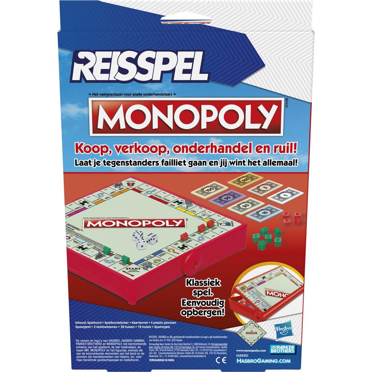 Monopoly Reisspel, Hasbro