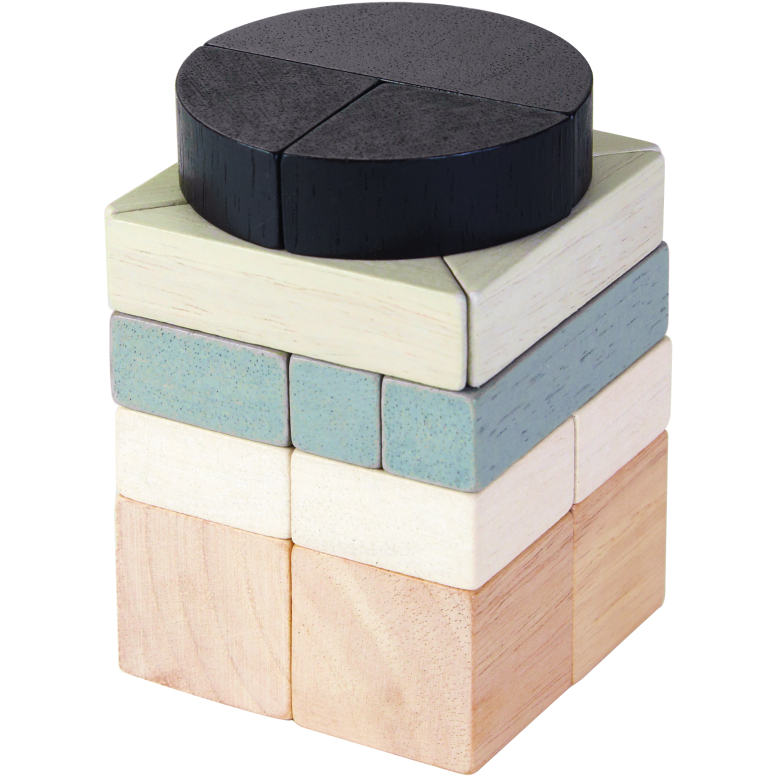 Fraction blokken, Plan Toys