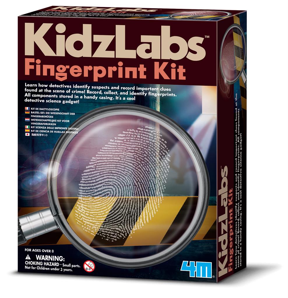 Spy Science - Vingerafdruk Set - EN Versie, 4M