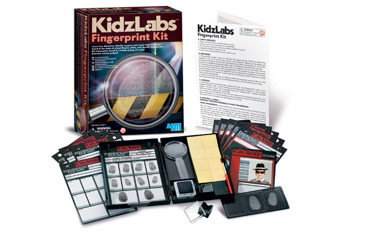 Spy Science - Vingerafdruk Set - EN Versie, 4M