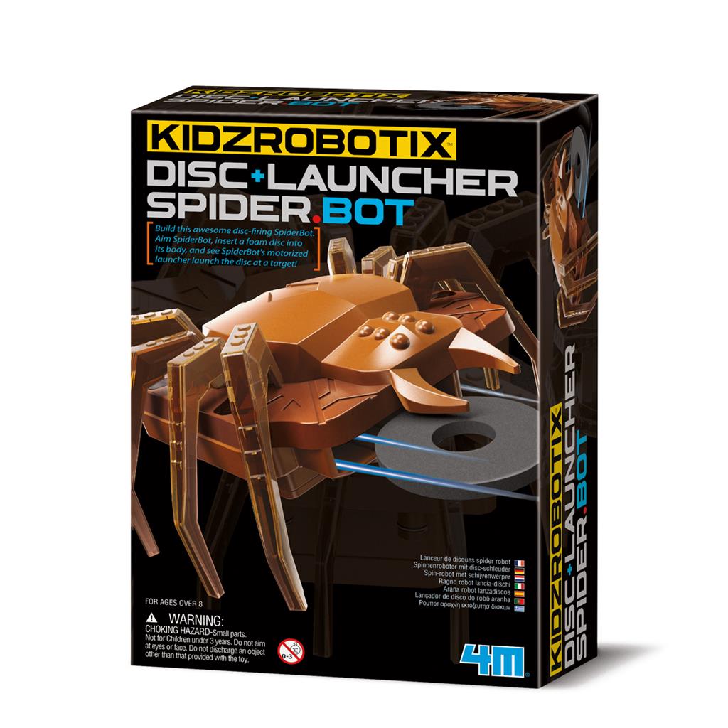 Disc Launcher Spiderbot, 4M