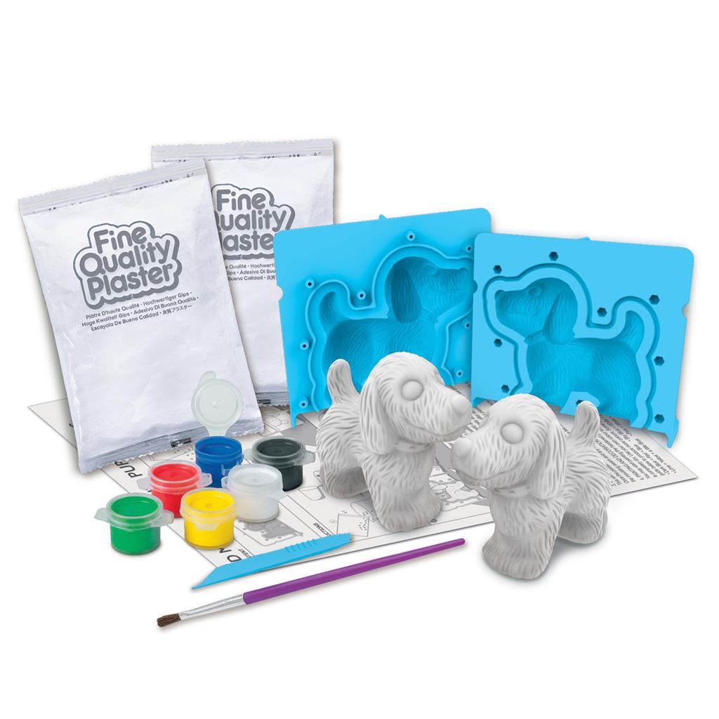 Gieten En Verven 3D Puppy Honden, 4M