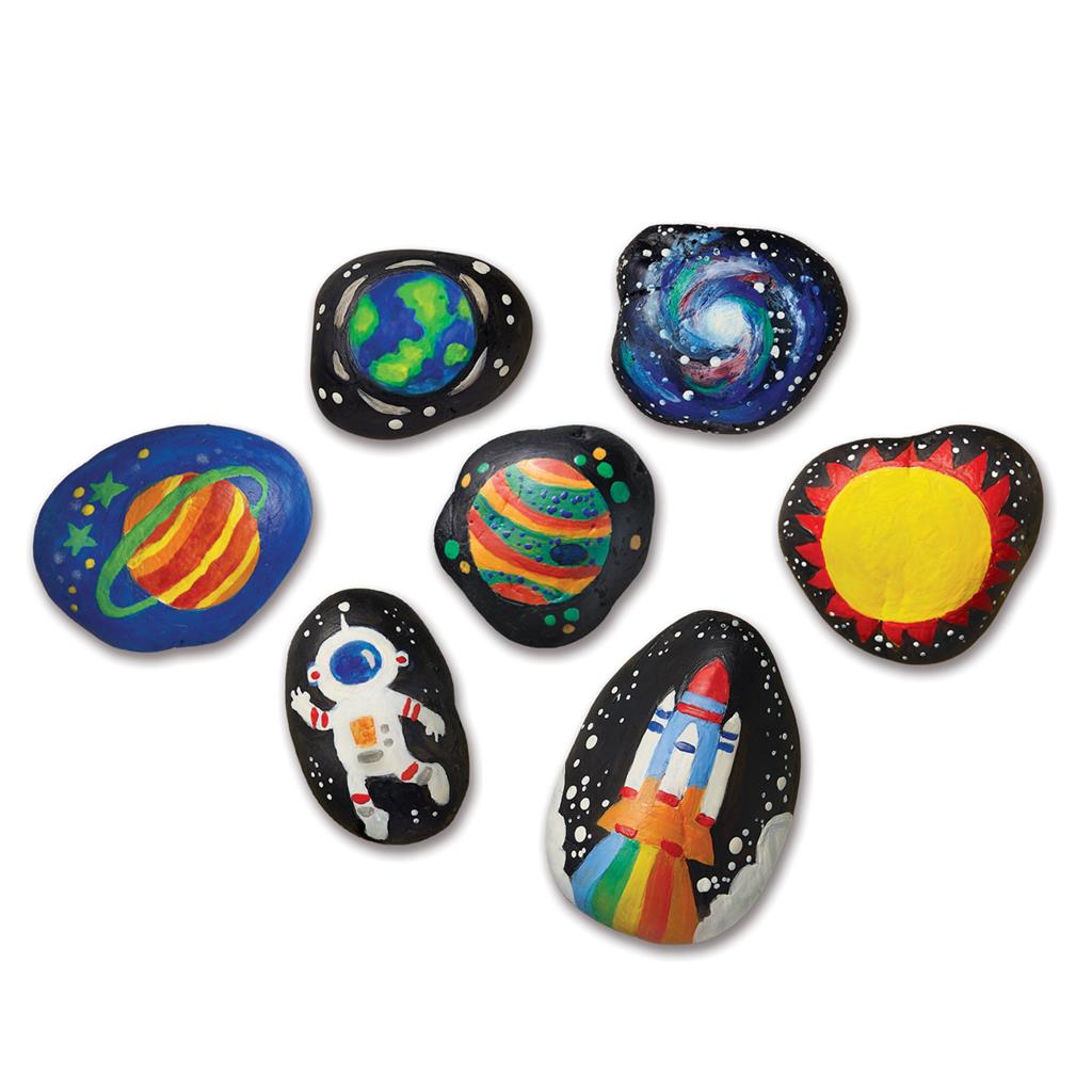 Rock Painting - Ruimte Glow In The Dark, 4M