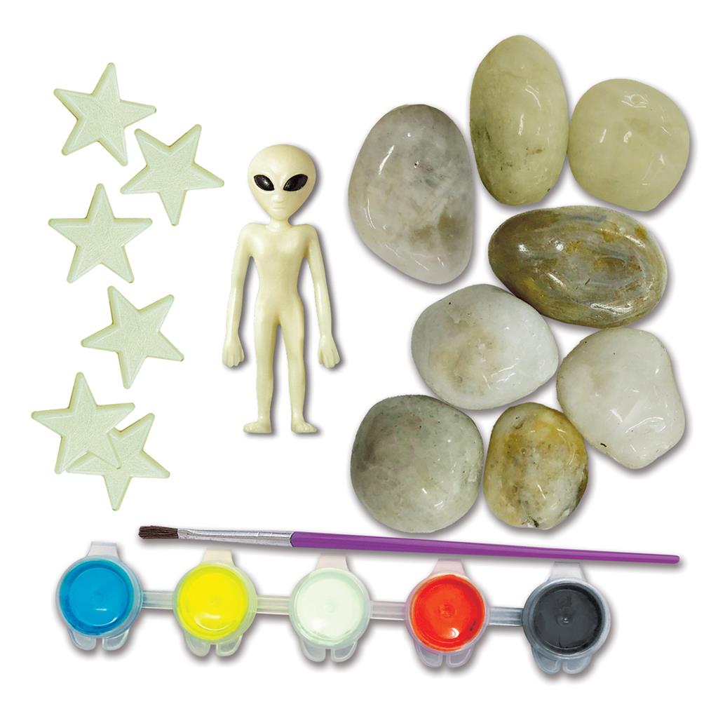 Rock Painting - Ruimte Glow In The Dark, 4M