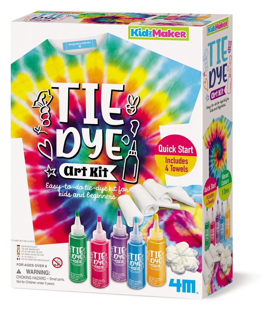Tie Dye Kunst Set, 4M