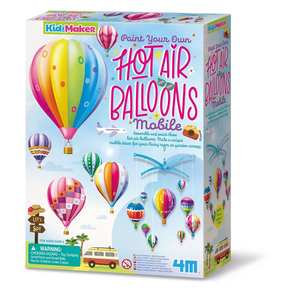 Verf Je Eigen Mobiel-Heteluchtballonnen, 4M