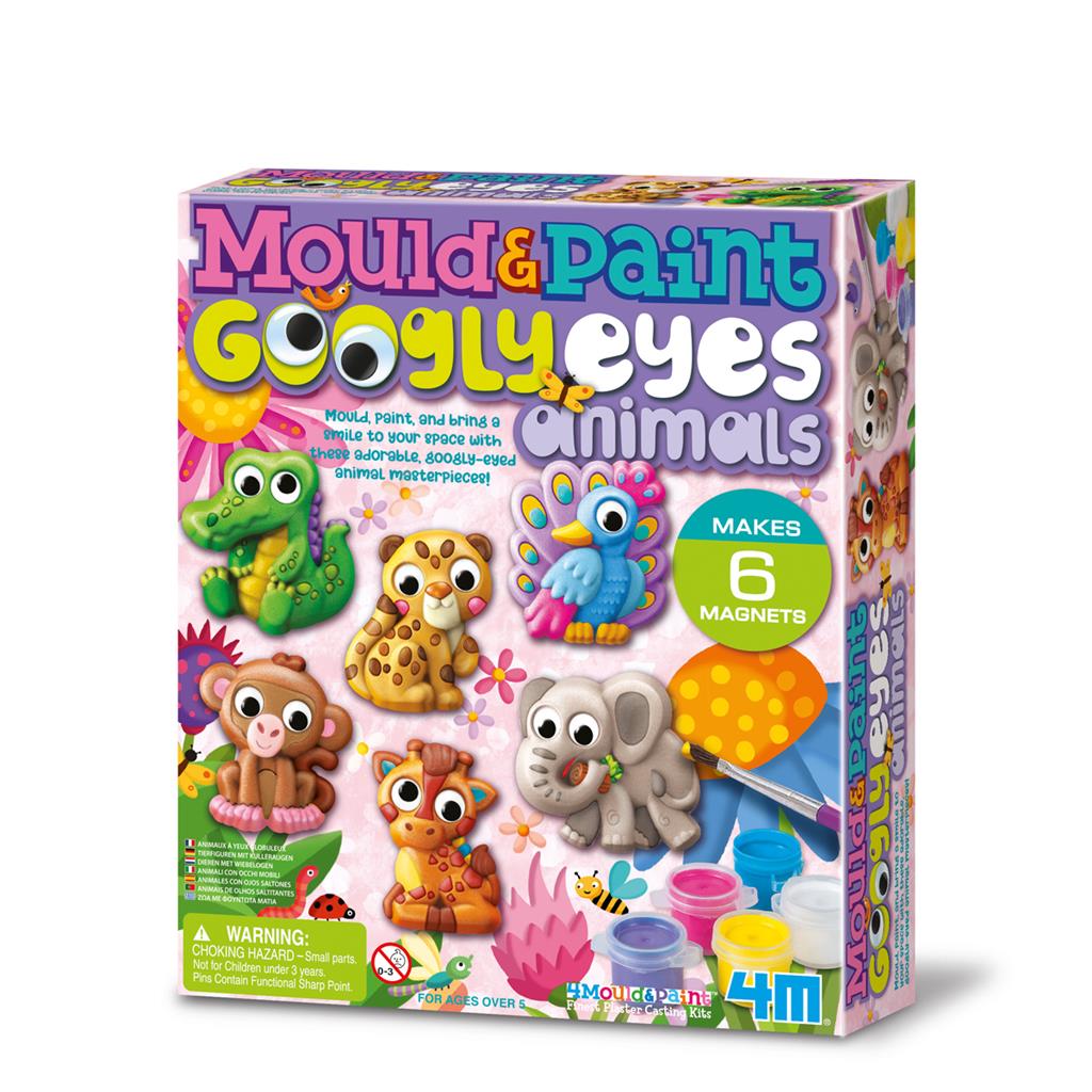 Gieten En Verven Dieren Googly Eyes, 4M