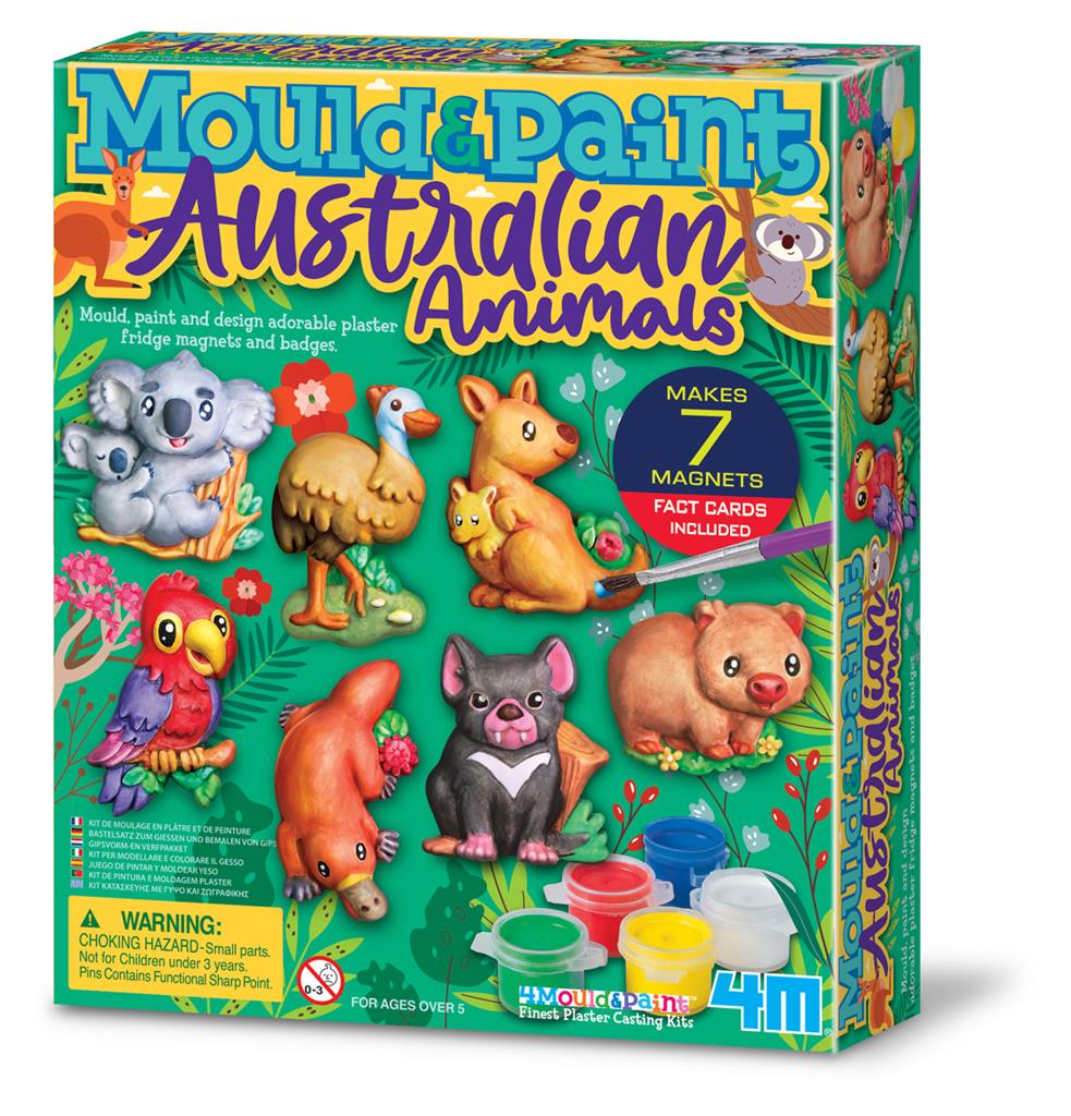 Gieten En Verven Australische Dieren, 4M