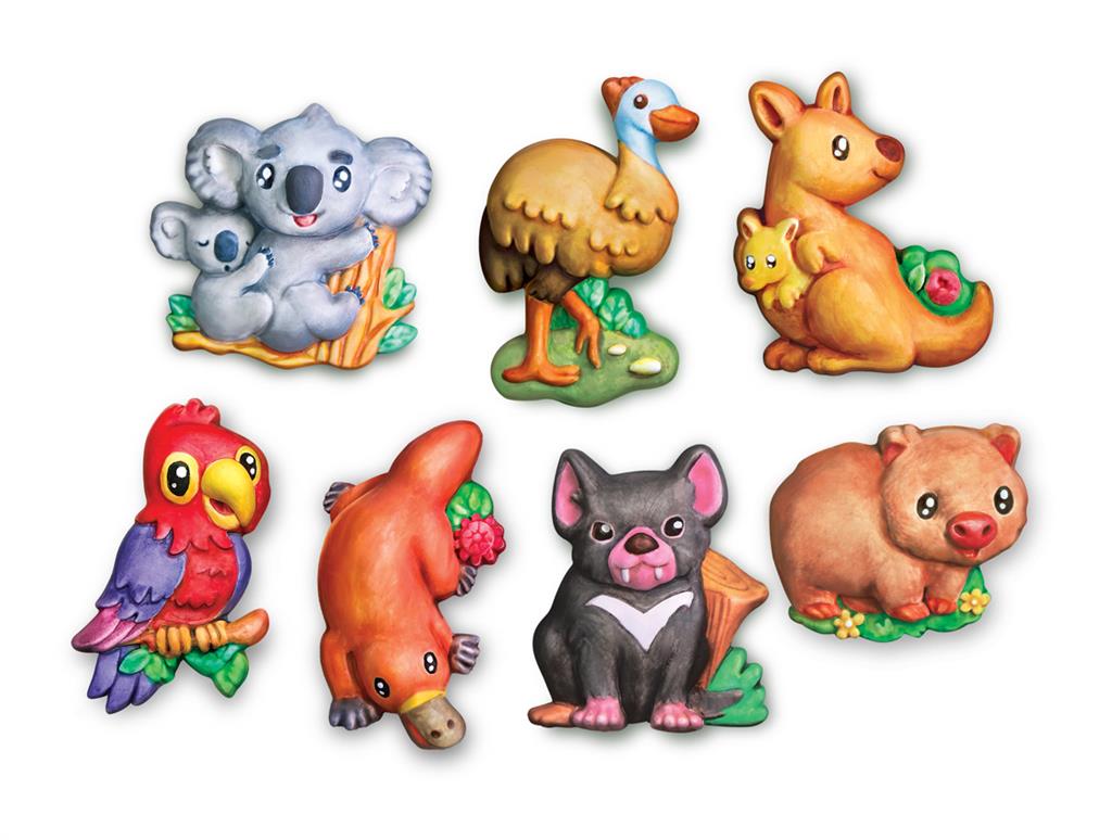 Gieten En Verven Australische Dieren, 4M