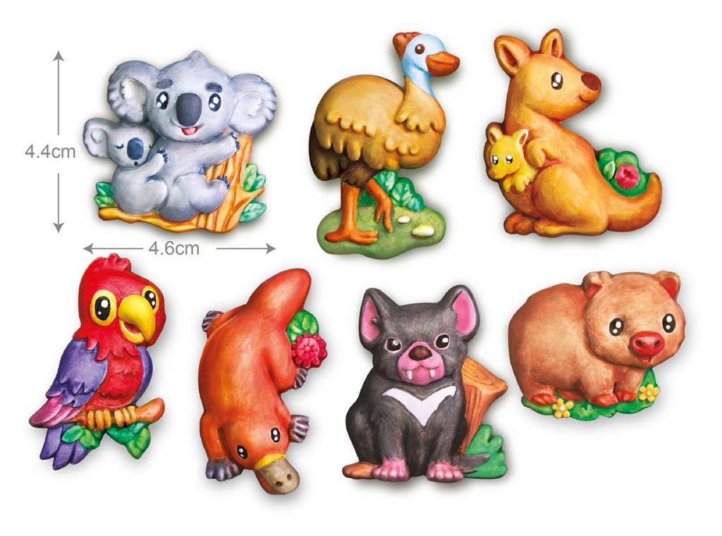 Gieten En Verven Australische Dieren, 4M