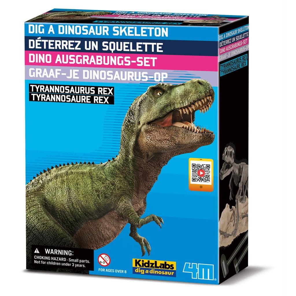 Graaf Je Dino Op - T-Rex, 4M
