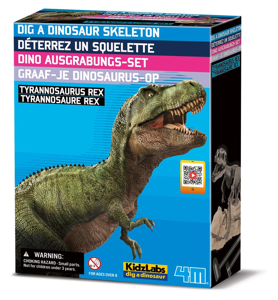 Graaf Je Dino Op - T-Rex, 4M