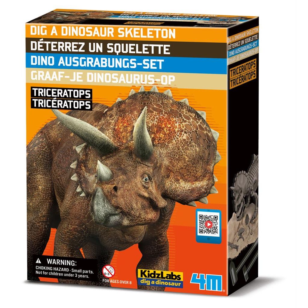 Graaf Je Dino Op - Triceratops, 4M