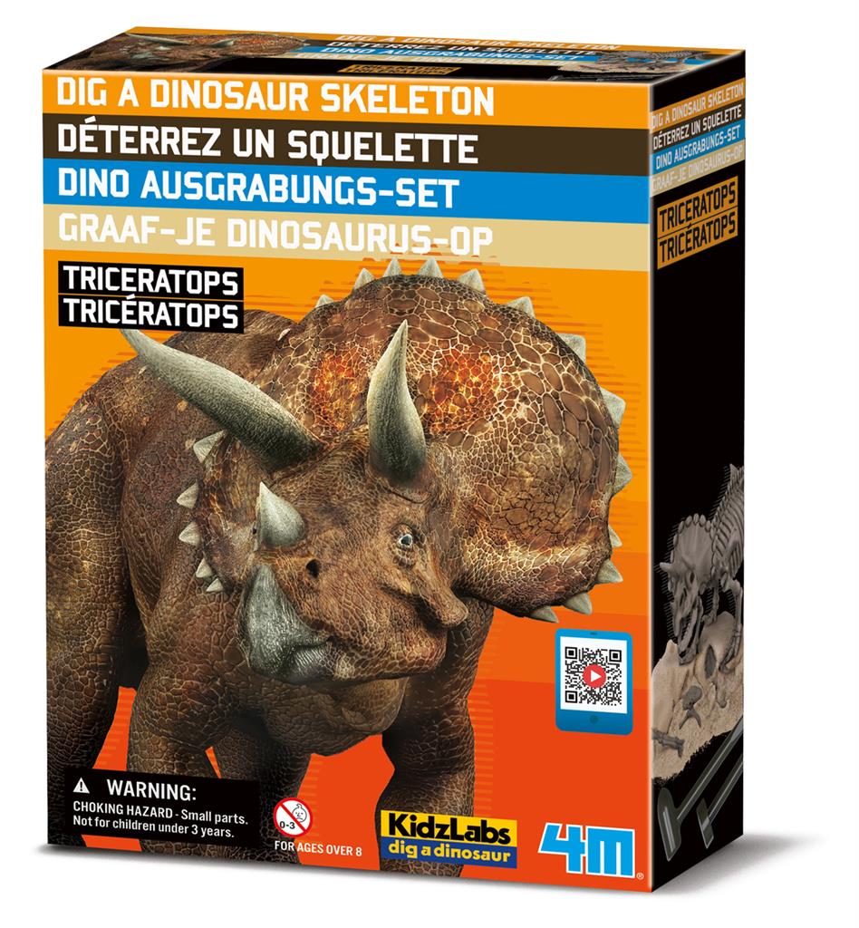 Graaf Je Dino Op - Triceratops, 4M
