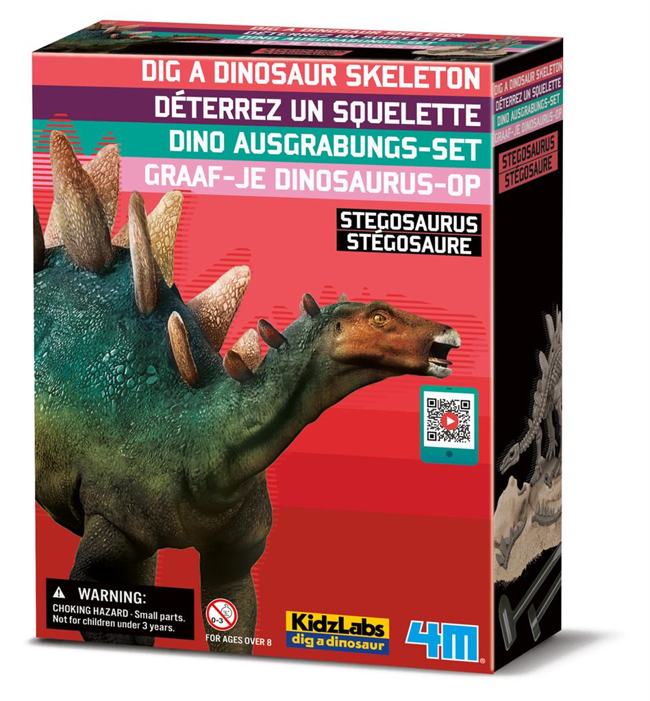 Graaf Je Dino Op - Stegosaurus, 4M