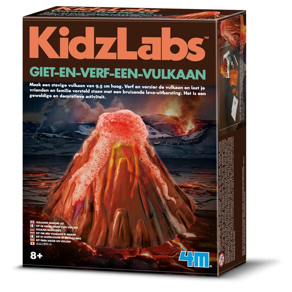 Giet-En-Verf Een Vulkaan, 4M