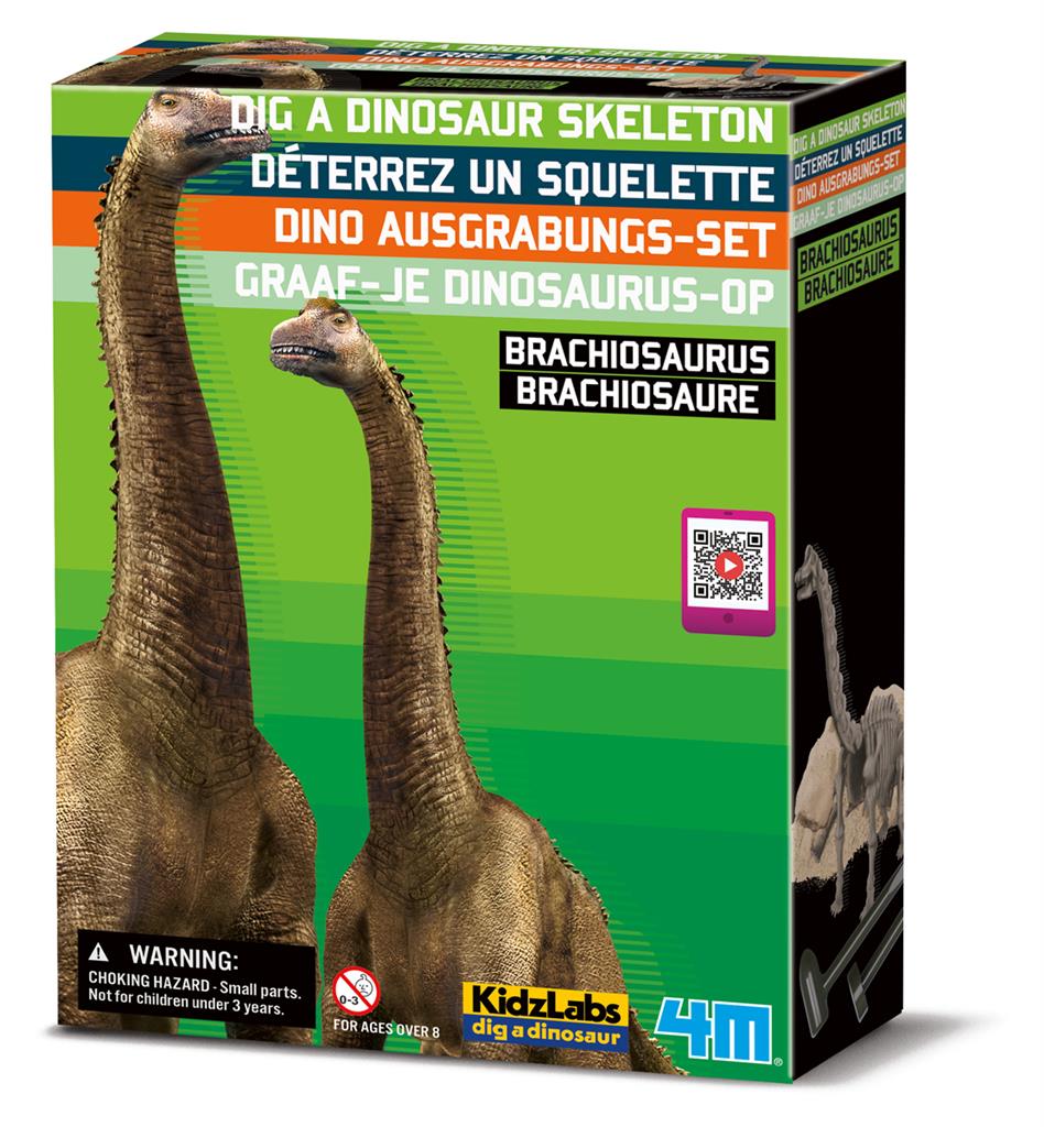 Graaf Je Dino Op - Brachiosaurus, 4M