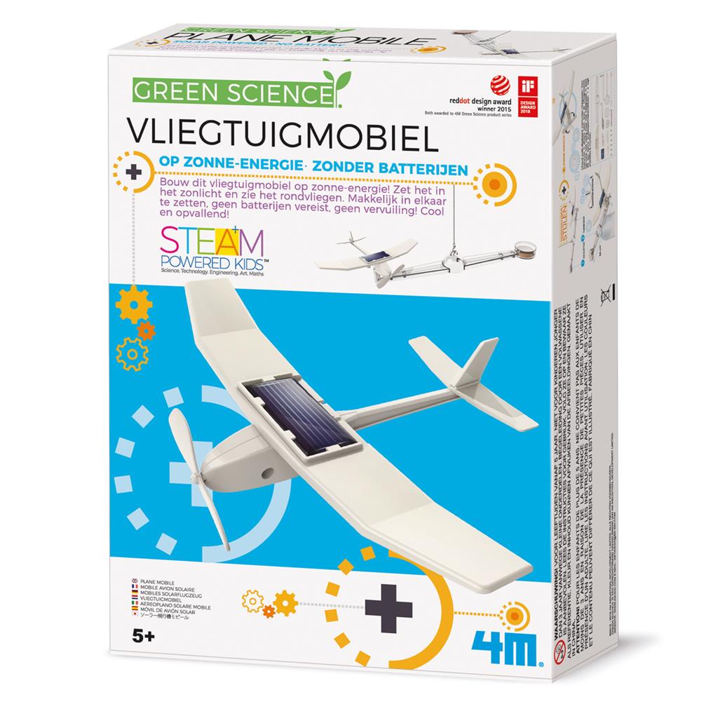 Zonnecel Vliegtuig Mobiel, 4M