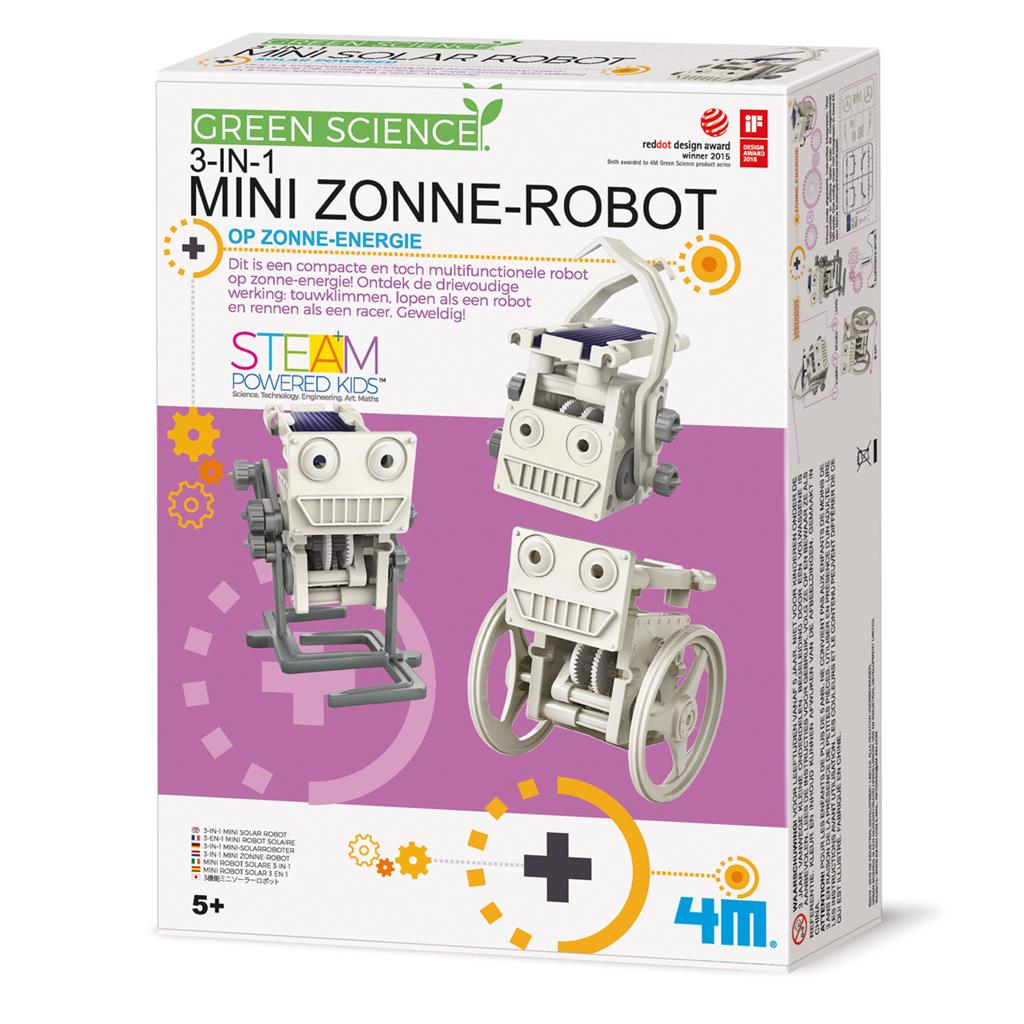 Mini Zonnecel Robot, 4M