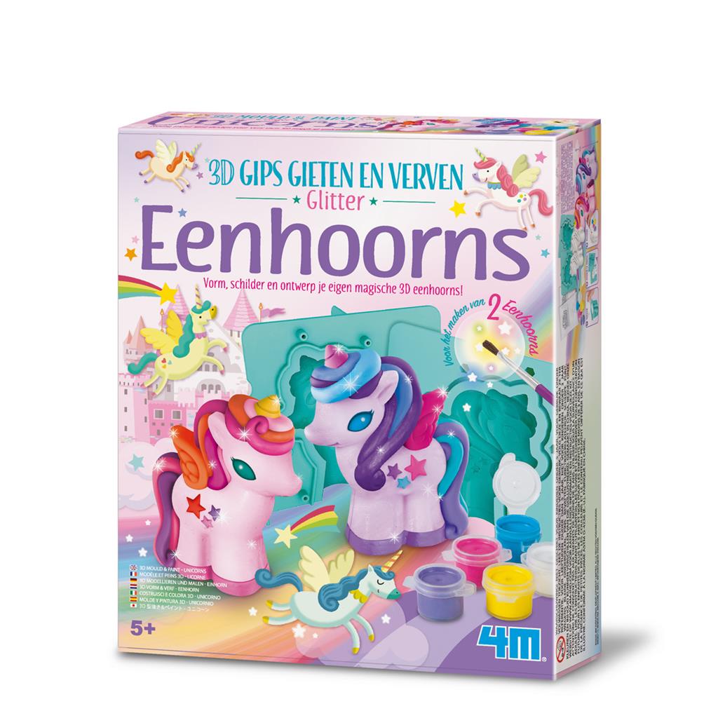 Gieten En Verven 3D Eenhoorn, 4M