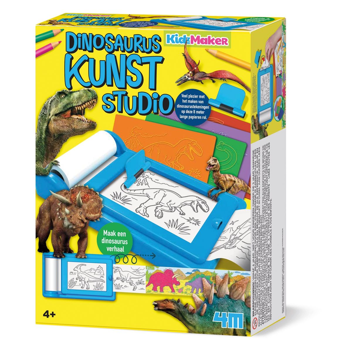 Dinosaurus Kunst Studio, 4M KidzLabs