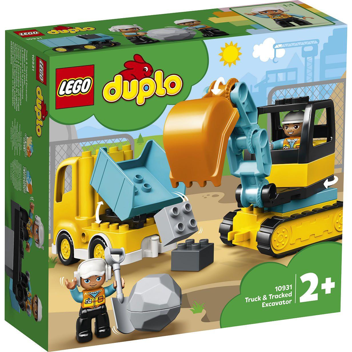DUPLO Truck en Graafmachine met rupsbanden
