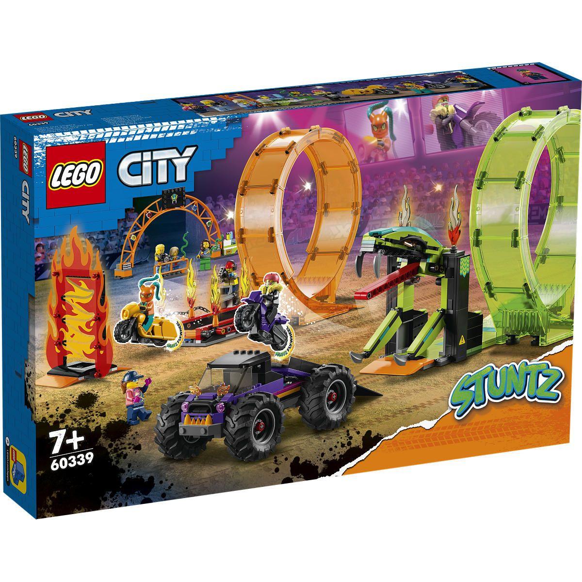 LEGO City Stuntz Dubbele looping stuntarena