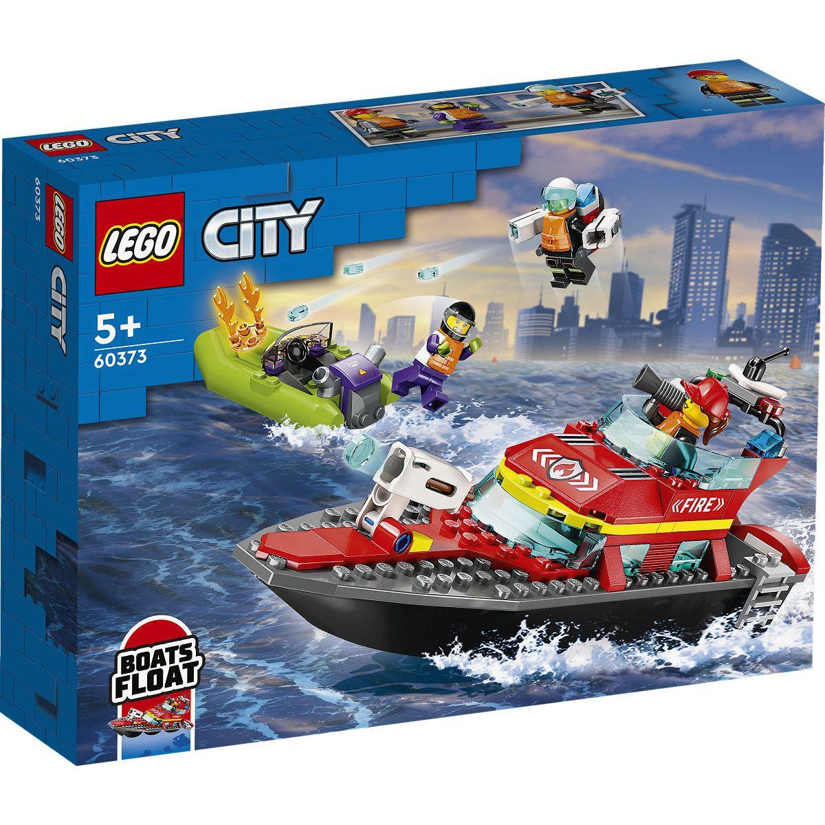 LEGO City Brandweer Reddingsboot Brand