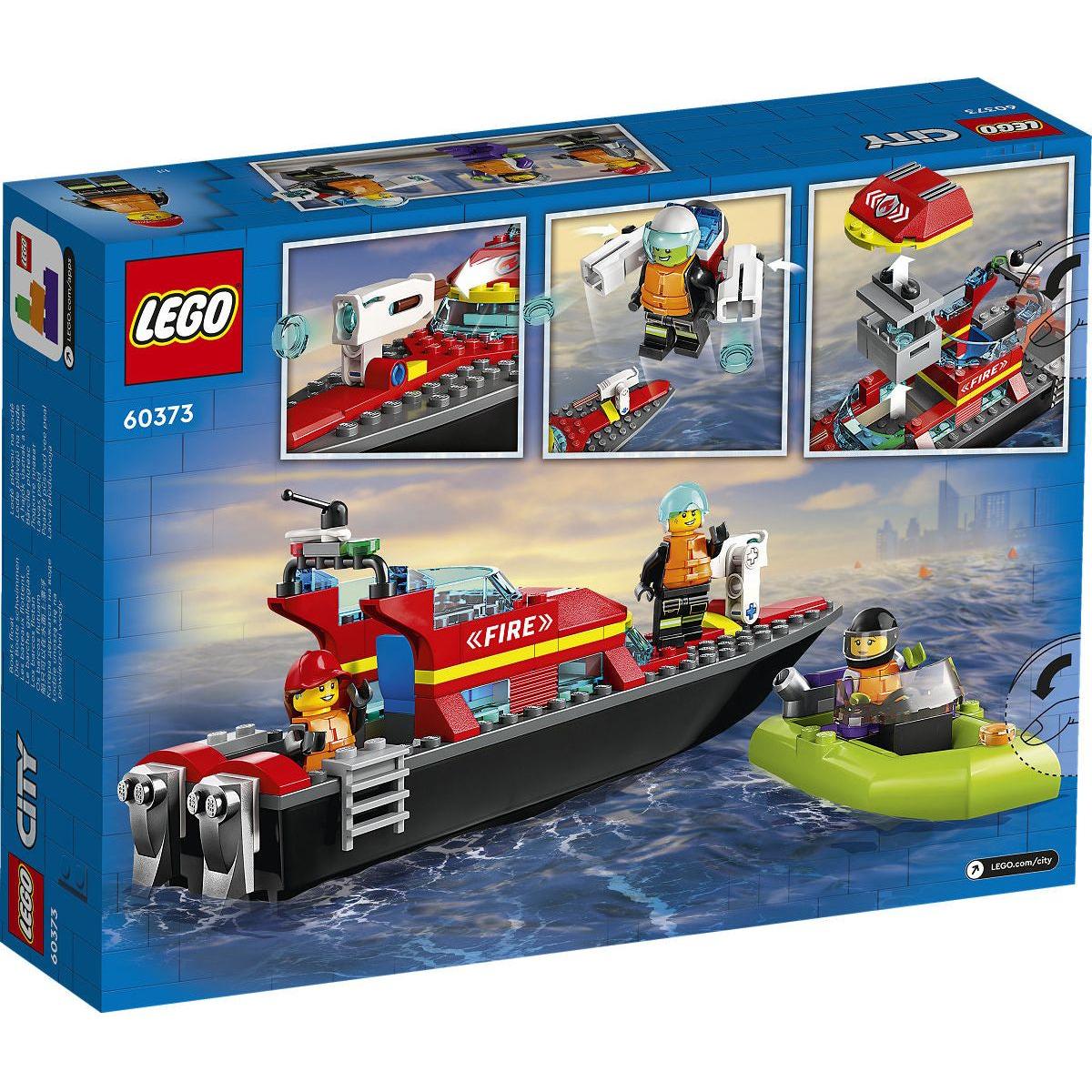 LEGO City Brandweer Reddingsboot Brand